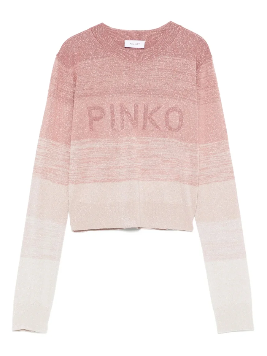 MAGLIONE CON DETTAGLIO LAME' ROSA PINKO
