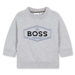 MAGLIONE GRIGIO HUGO BOS