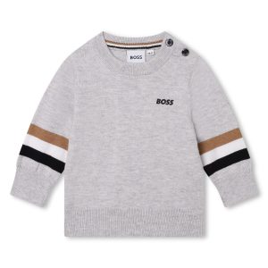 MAGLIONE GRIGIO HUGO BOSS