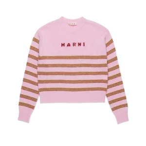 MAGLIONE ROSA A RIGHE MARNI