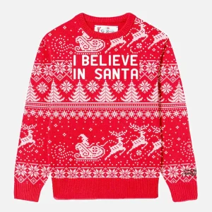 MAGLIONE ROSSO A FANTASIA NATALIZIA MC2 SAINT BARTH