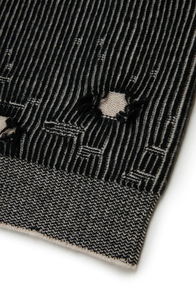 MAXI MAGLIONE IN LANA NERO MAISON MARGIELA - immagine 5