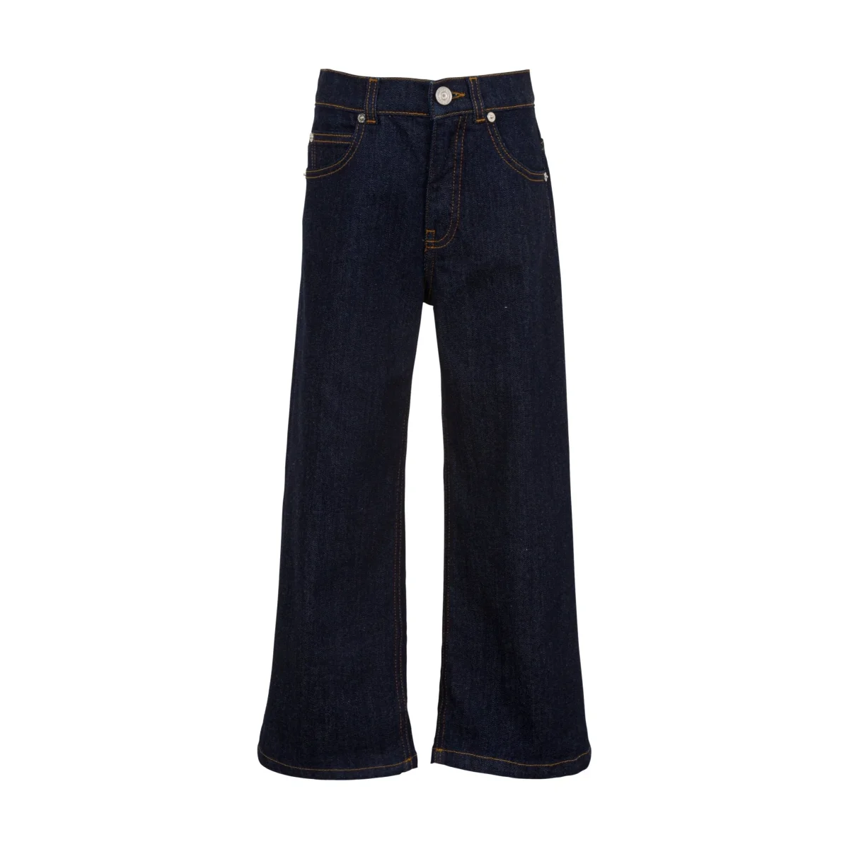 JEANS A ZAMPA CON LOGO SUL RETRO MISSONI