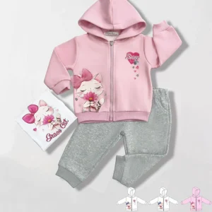 Completino da bambina baby 3 pezzi