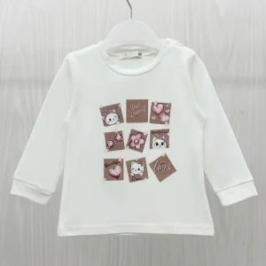 Maglia neonata con stampa