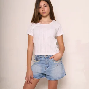 Shorts in jeans da bimba