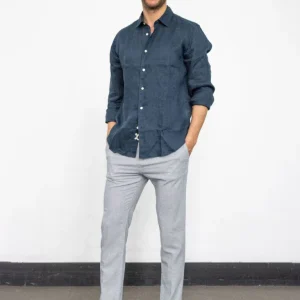 Pantalone in misto lino