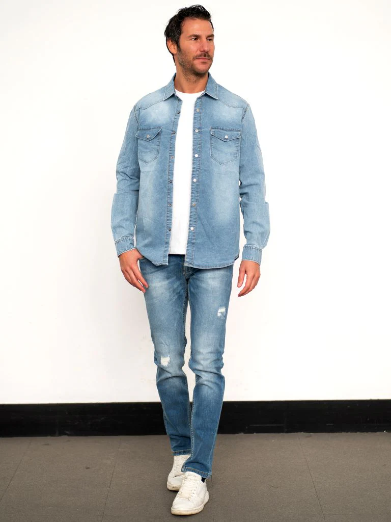 Jeans skinny strappati - immagine 3