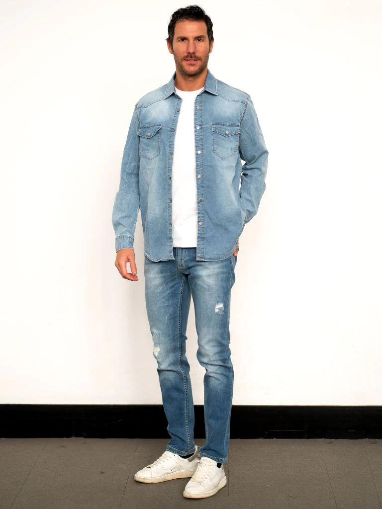 Jeans skinny strappati - immagine 4