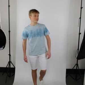 Jeans corto bianco da bambino