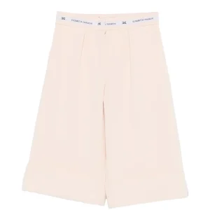PANTALONE AL GINOCCHIO ROSA CON NASTRO LOGATO ELISABETTA FRANCHI