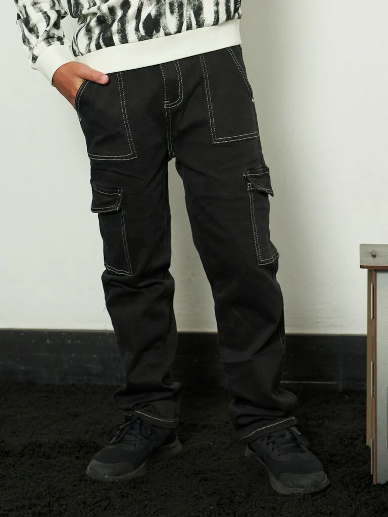 Jeans con tasconi - immagine 5