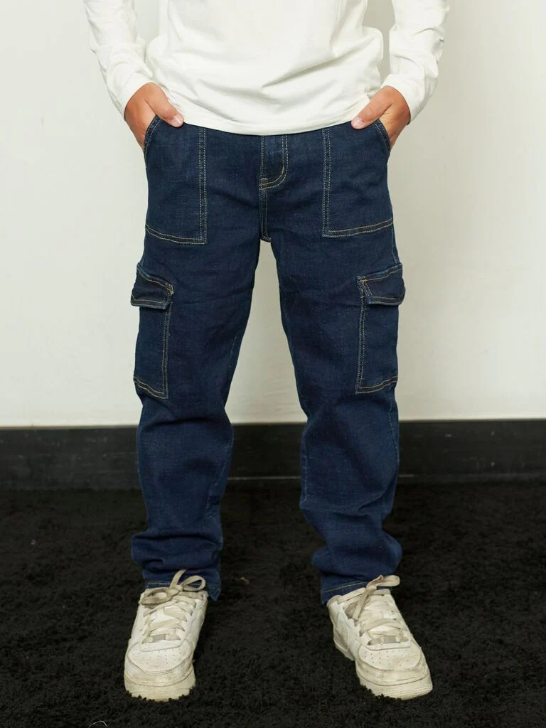 Jeans con tasconi - immagine 3