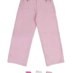 Pantalone da bambina con strass