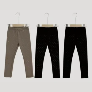 Leggings bambina con strass