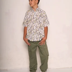 Pantalone bambino cargo