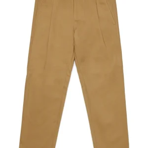 PANTALONE BISCOTTO CON LOGO RICAMATO NERO DSQUARED2