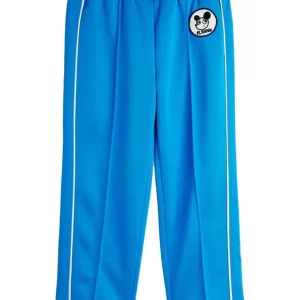 PANTALONE BLU CON BANDE LATERALI BIANCHE CON TOPOLINO DI MINI RODINI