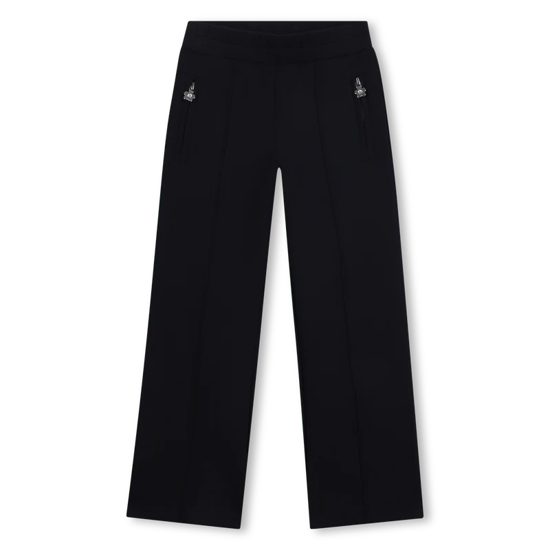 PANTALONE BLU CON LOGO SUL RETRO BRILLANTINATO MARC JACOBS - immagine 2