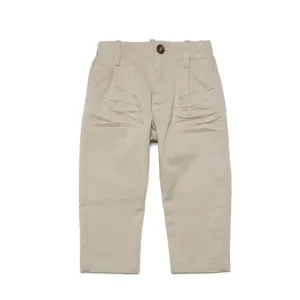 PANTALONE CHINO IN GABARDINA CON PATCH LOGO SURF DSQUARED2