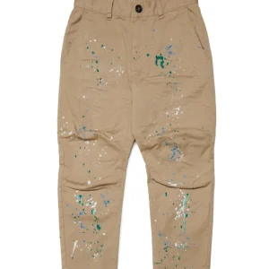 PANTALONE CON SCHIZZI DI VERNICE DSQUARED2