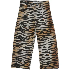 PANTALONE CON STAMPA TIGRATA PINKO