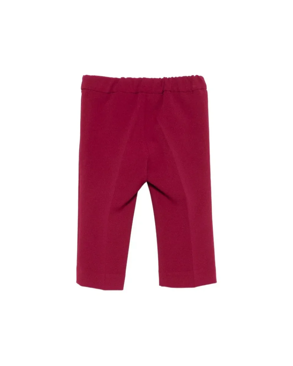 PANTALONE CON TASCHE FINTE ROSSO ELISABETTA FRANCHI - immagine 3