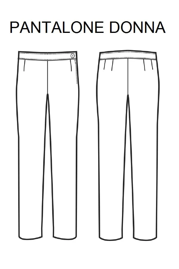 Pantalone Donna Nero - immagine 3