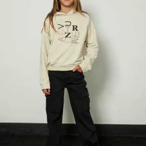 Jeans largo con tasconi