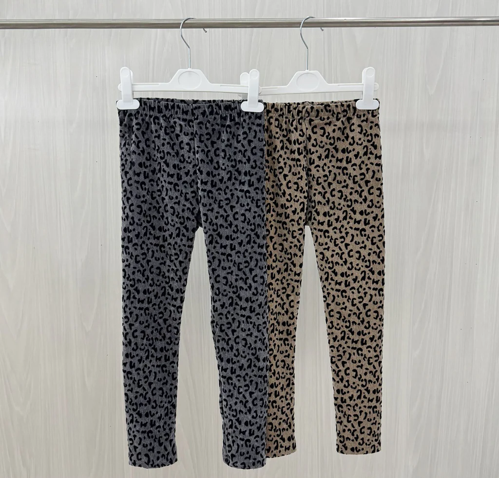 Leggings bambina con stampa animalier - immagine 2