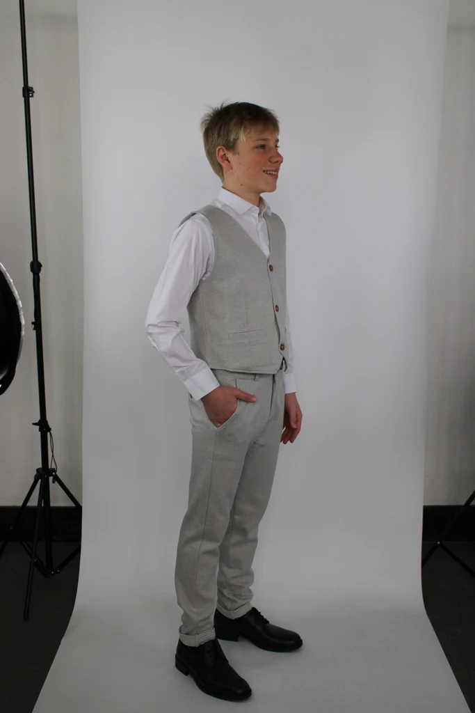 Pantalone elegante da bambino per completo - immagine 3