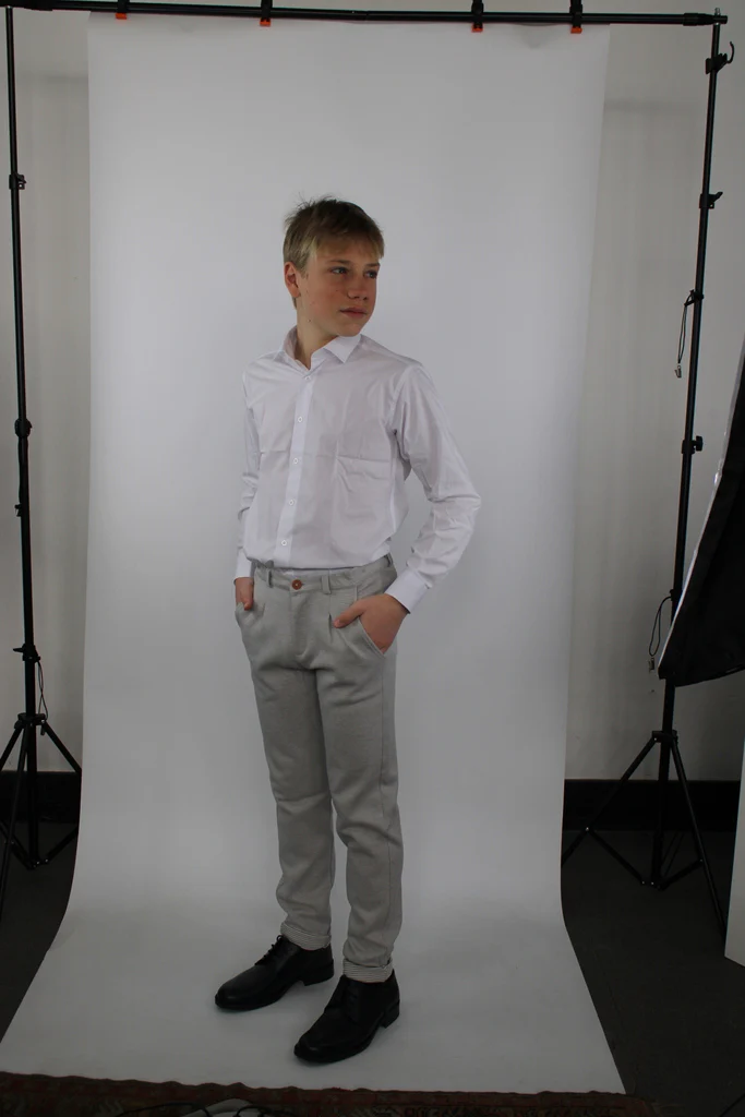 Pantalone elegante da bambino per completo - immagine 4