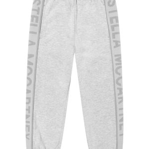 PANTALONE GRIGIO CON LOGO LATERALE STELLA MCCARTNEY