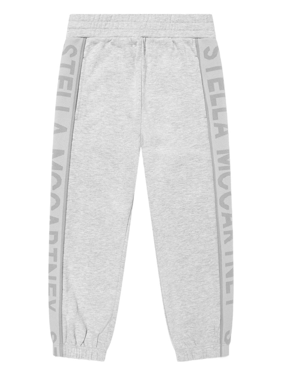 PANTALONE GRIGIO CON LOGO LATERALE STELLA MCCARTNEY - immagine 2