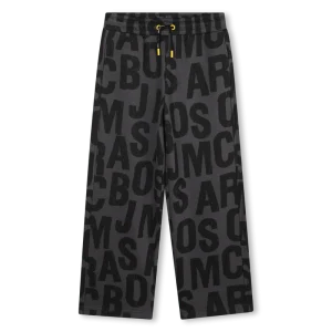 PANTALONE GRIGIO CON LOGO NERO MARC JACOBS