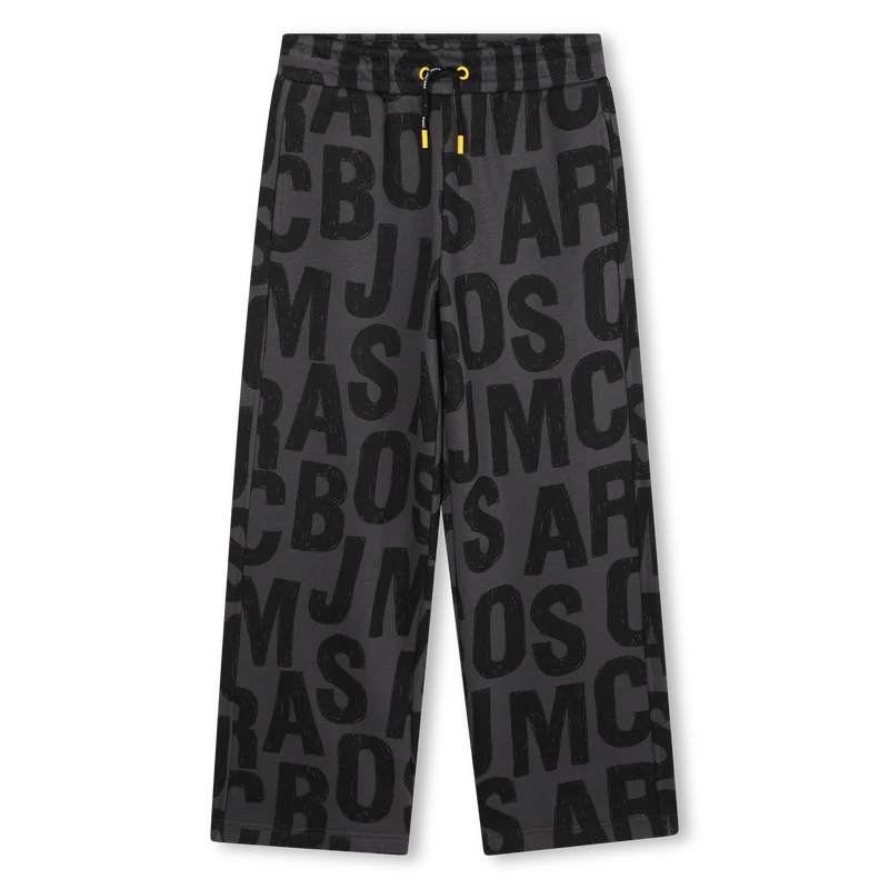 PANTALONE GRIGIO CON LOGO NERO MARC JACOBS - immagine 2