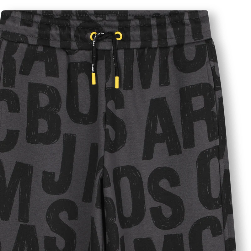 PANTALONE GRIGIO CON LOGO NERO MARC JACOBS - immagine 4