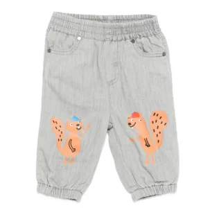 PANTALONE GRIGIO CON SCOIATTOLO STELLA MCCARTNEY