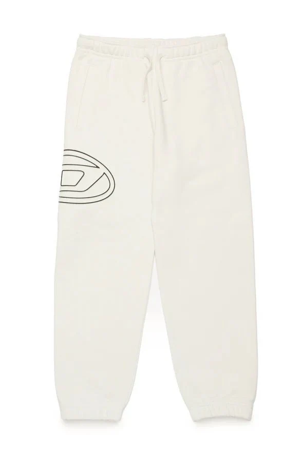 PANTALONE IN FELPA BIANCO DIESEL