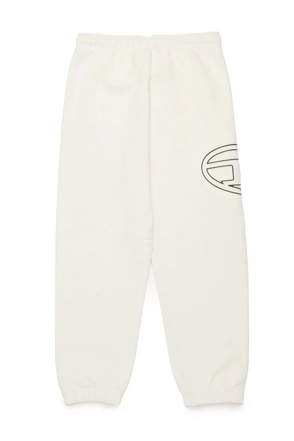 PANTALONE IN FELPA BIANCO DIESEL - immagine 3