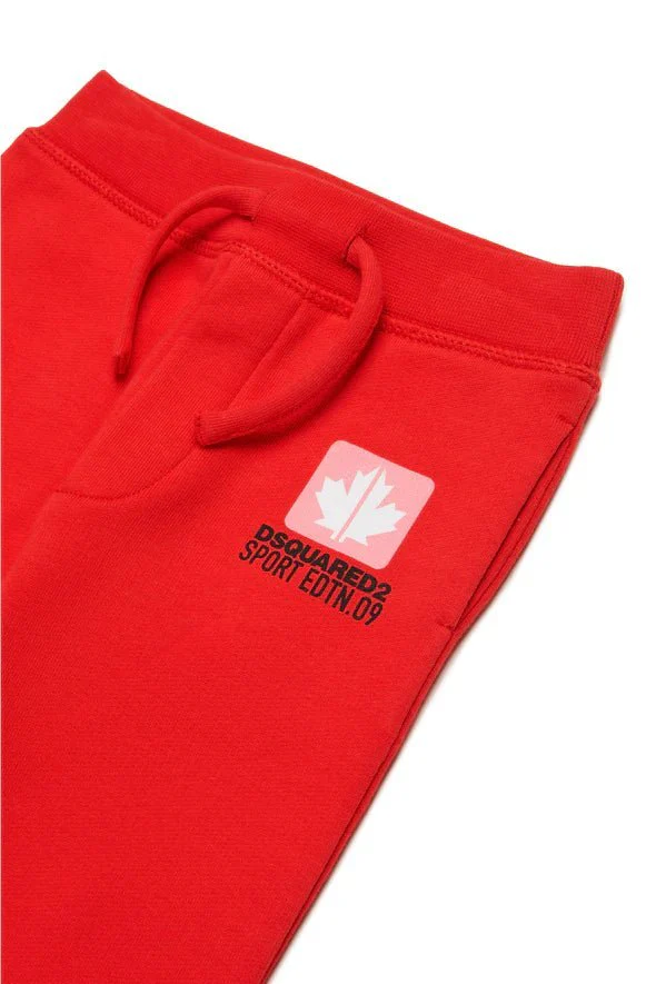 PANTALONE JOGGER CON GRAFICA LEAF DSQUARED2 - immagine 4