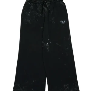 PANTALONE MARMORIZZATO CON LOGO TRASPARENTE DIESEL