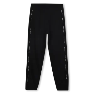 PANTALONE NERO CON BANDE LOGATE MARC JACOBS