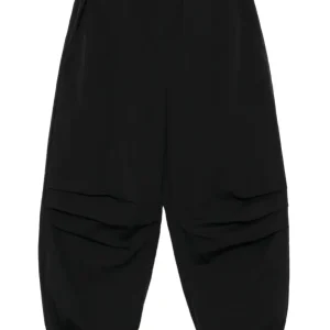 PANTALONE NERO CON LOGO SUL RETRO DOUUOD