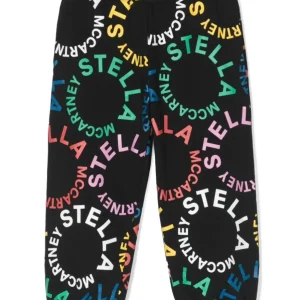 PANTALONE NERO LOGATO STELLA MCCARTNEY