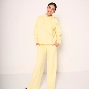 Pantalone ampio giallo chiaro