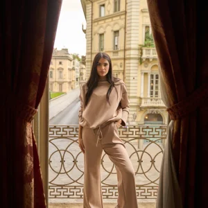 Pantaloni donna ampi con coulisse regolabile