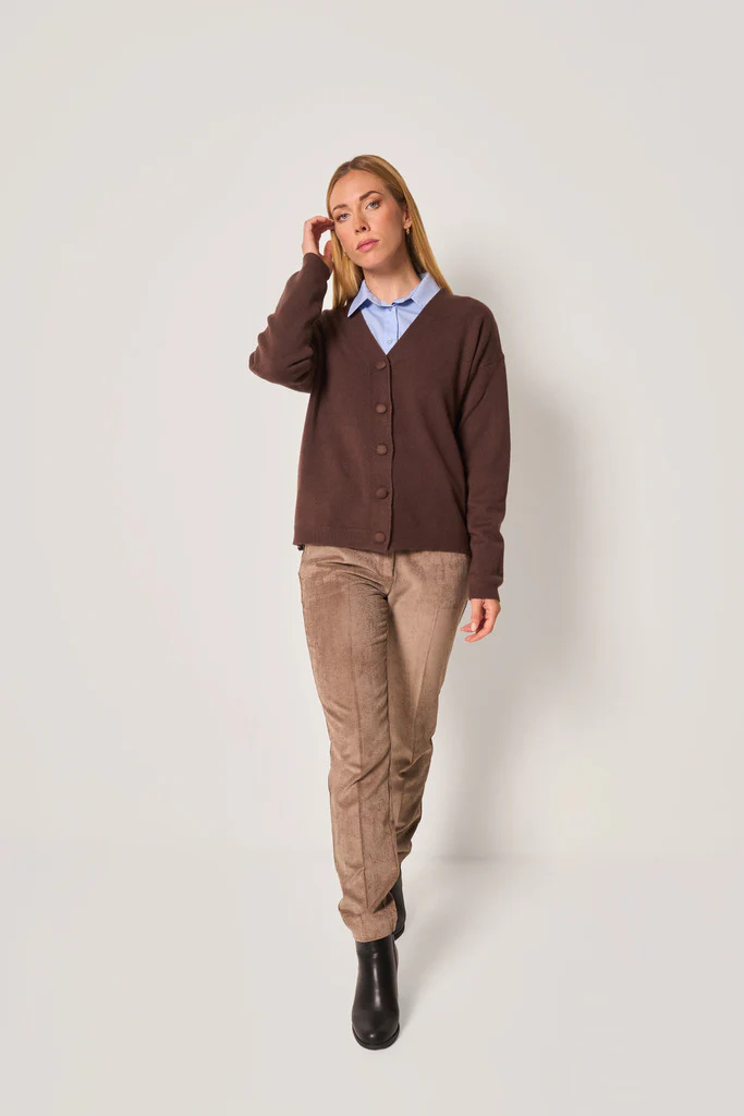 Pantalone in velluto a coste donna - immagine 2