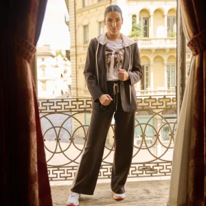 Pantalone gamba larga