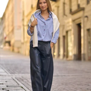 Pantalone baloon ecopelle